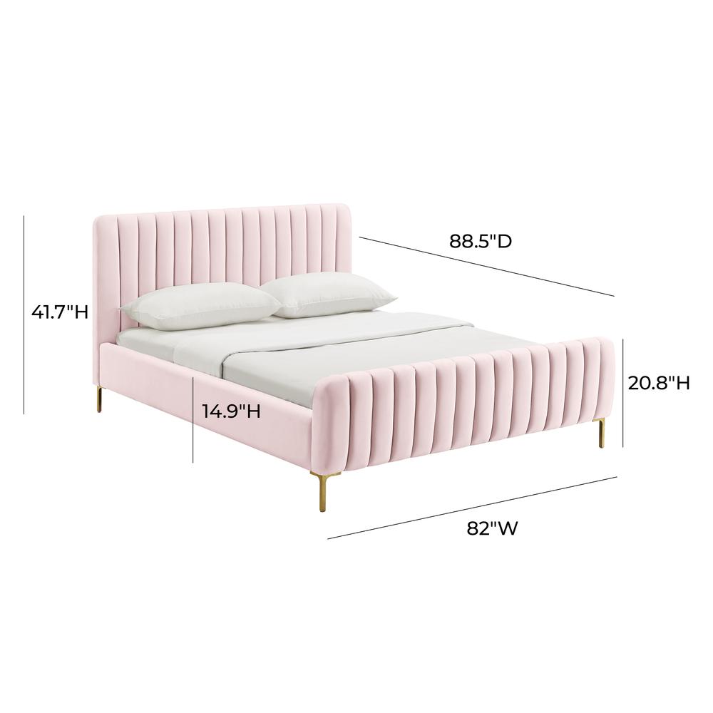 Angela Blush Bed in Queen. Picture 19