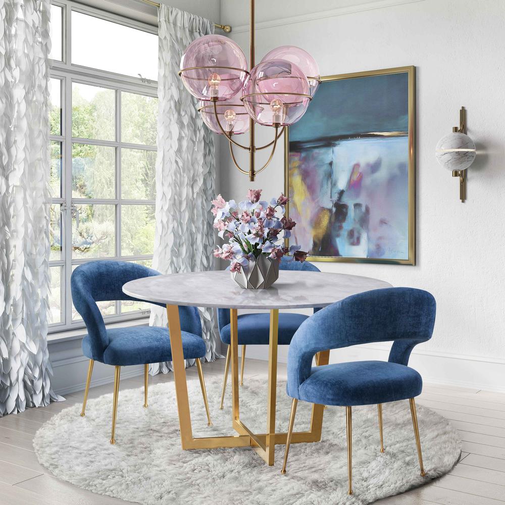 Swell Blush Velvet Chair. Picture 56