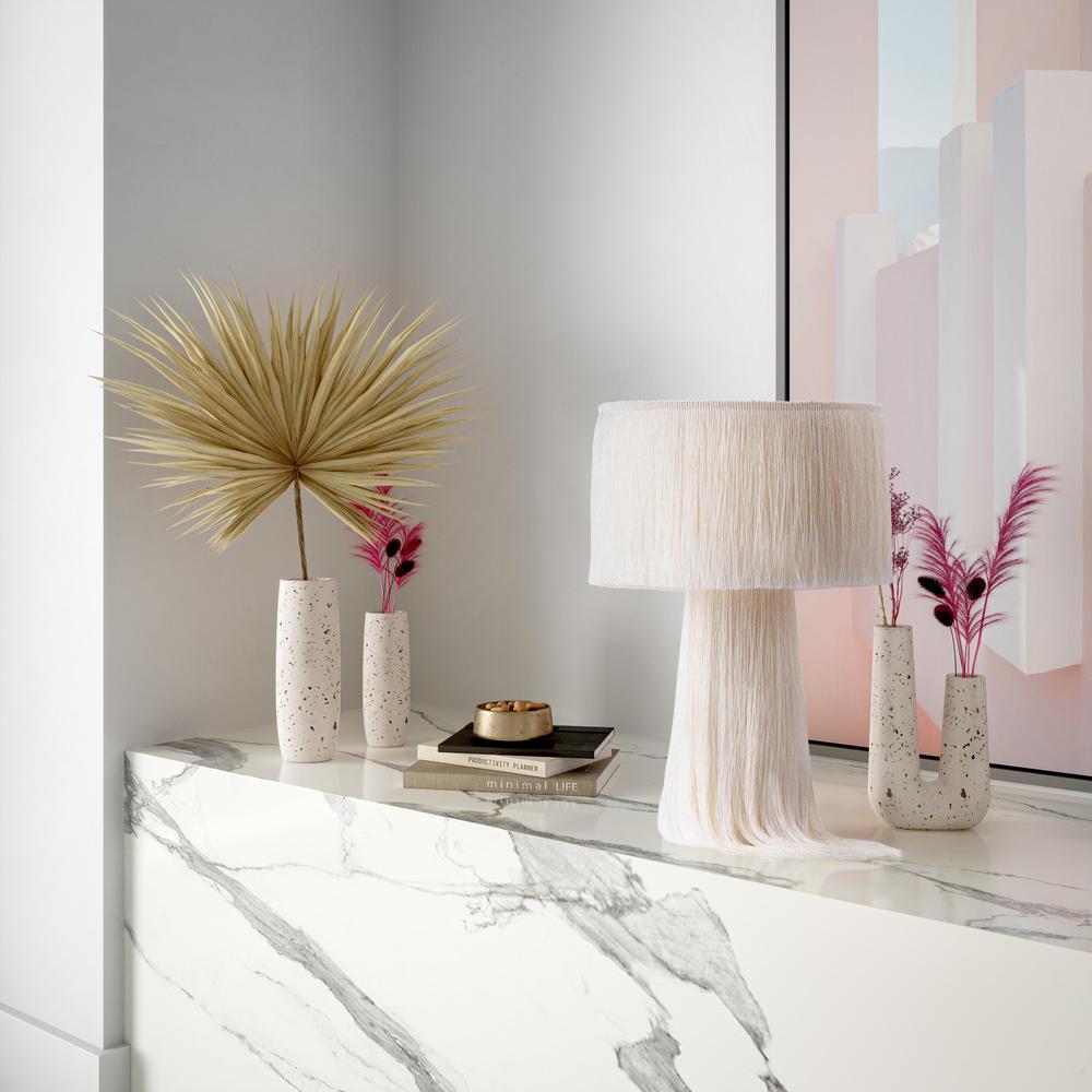 Terrazzo White Vase - Small Skinny. Picture 8