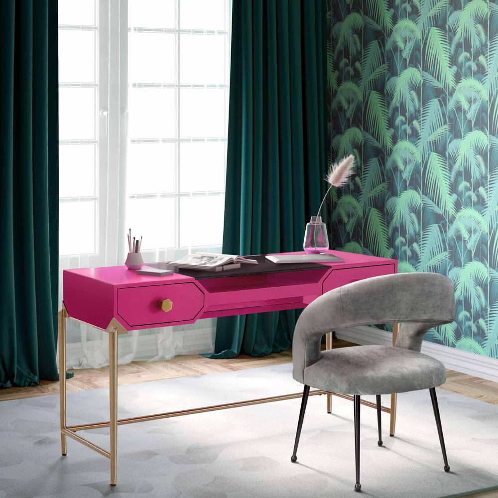 Swell Blush Velvet Chair. Picture 73