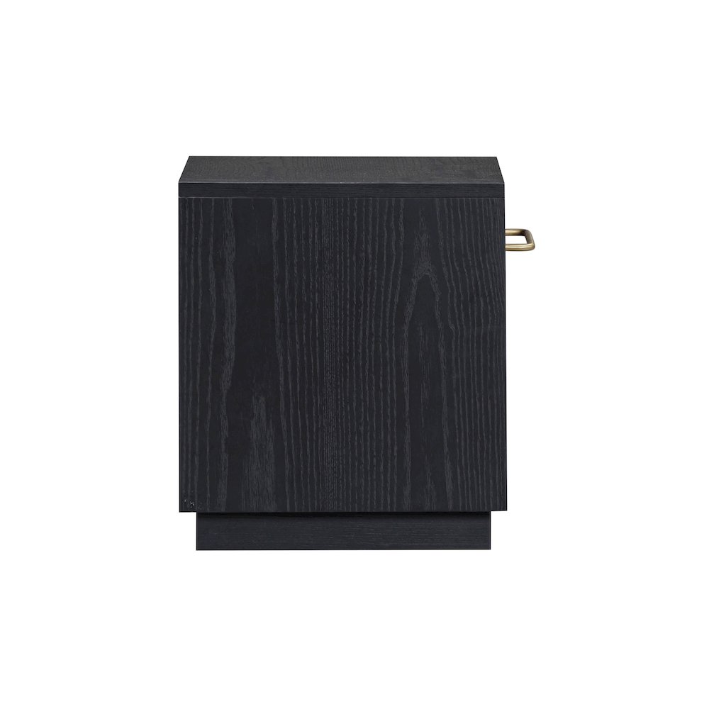 Marlow Black Wood Nightstand. Picture 4