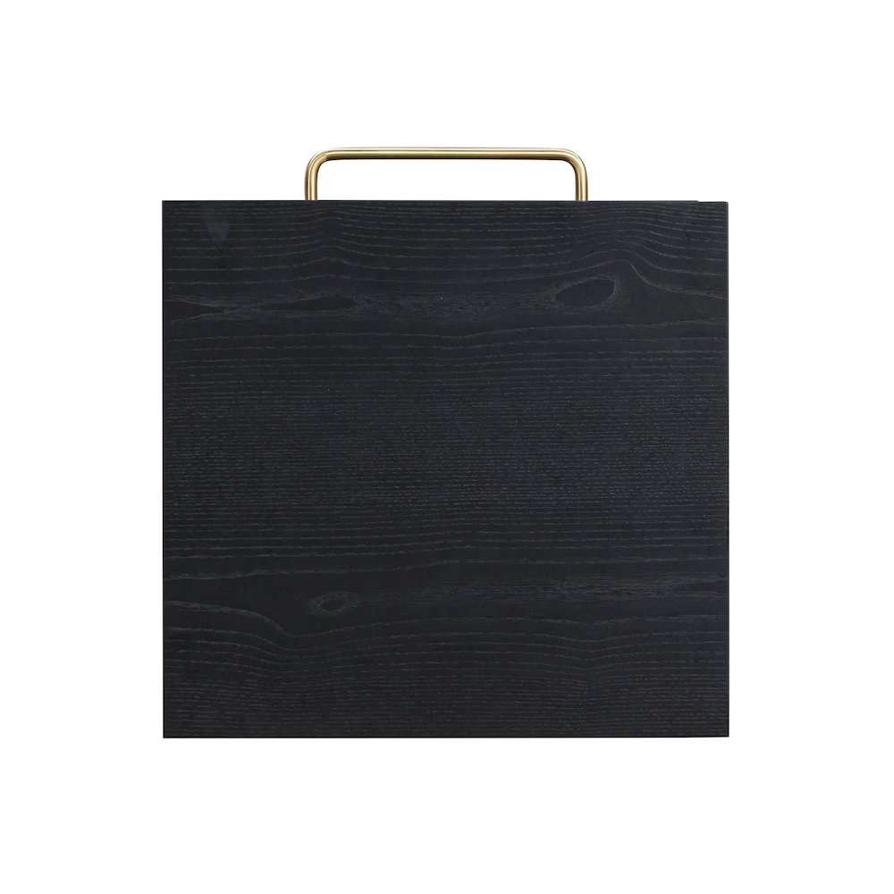Marlow Black Wood Nightstand. Picture 5