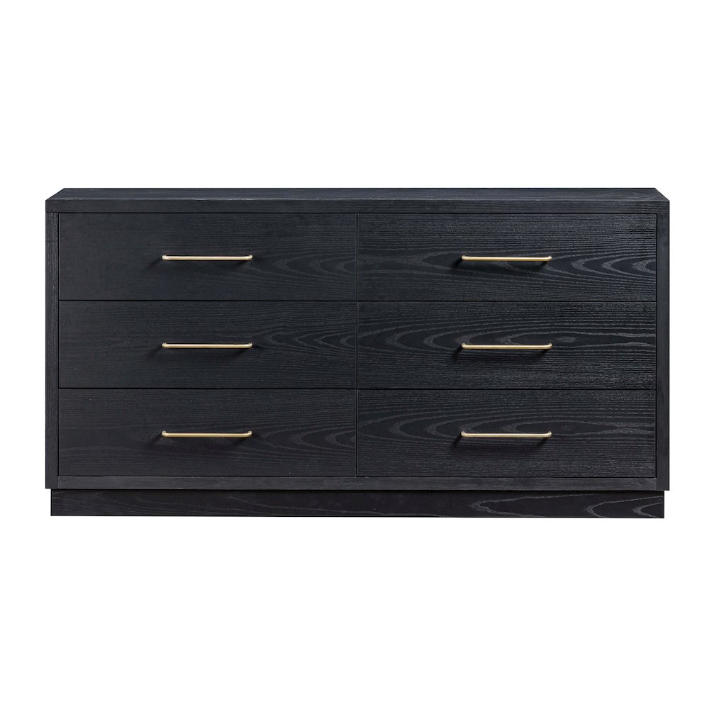 Marlow Black Wood Dresser. Picture 3