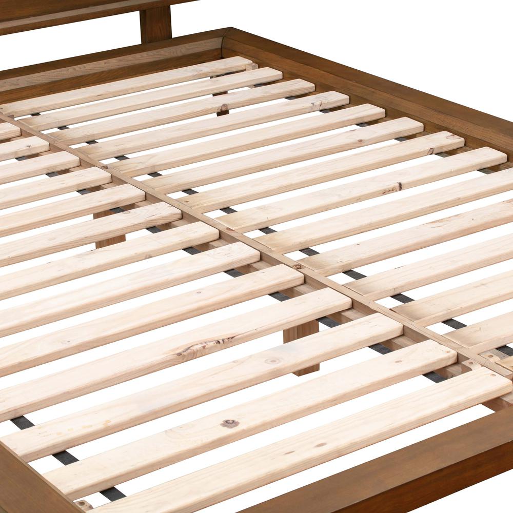 Emery Pecan Queen Bed. Picture 6