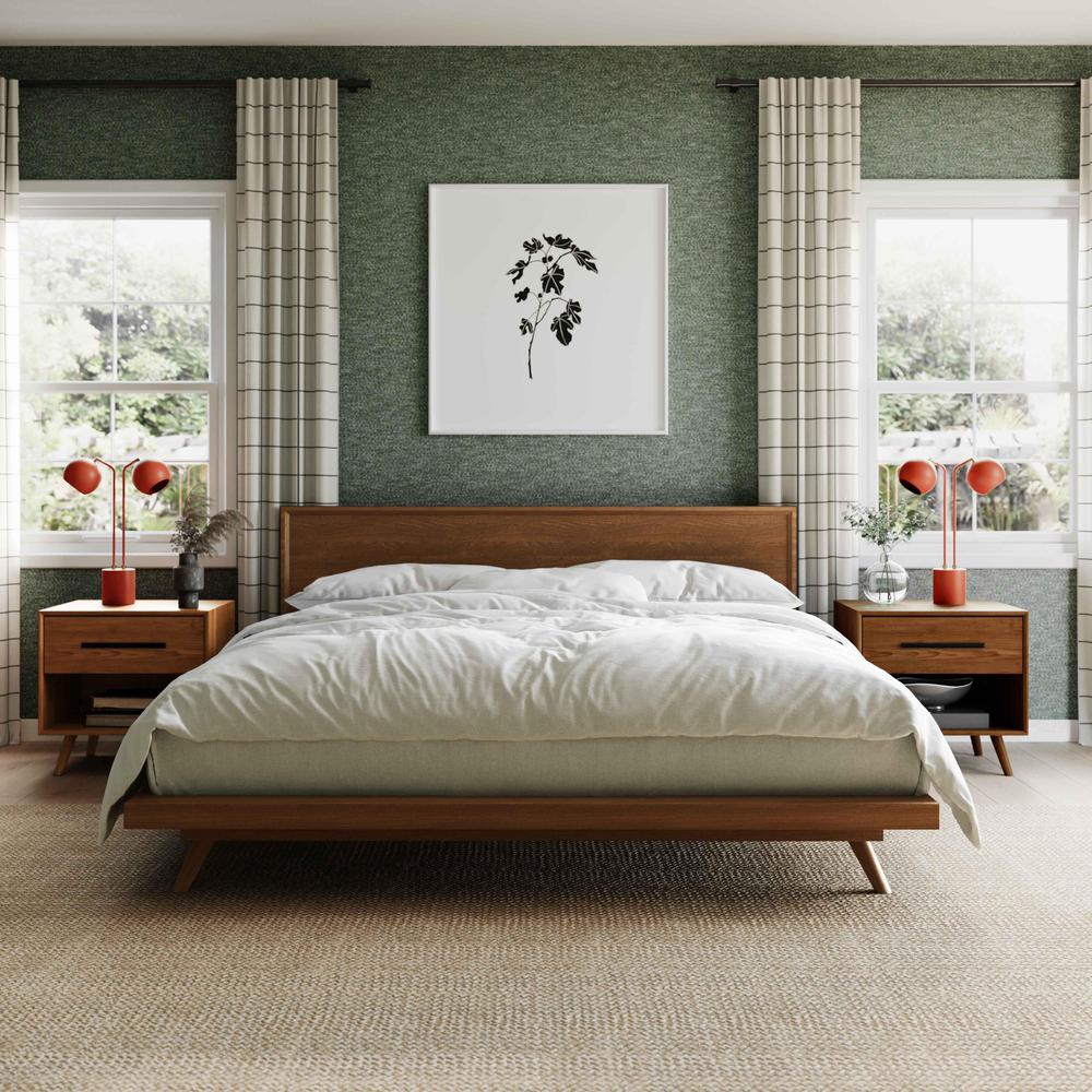 Emery Pecan Queen Bed. Picture 8