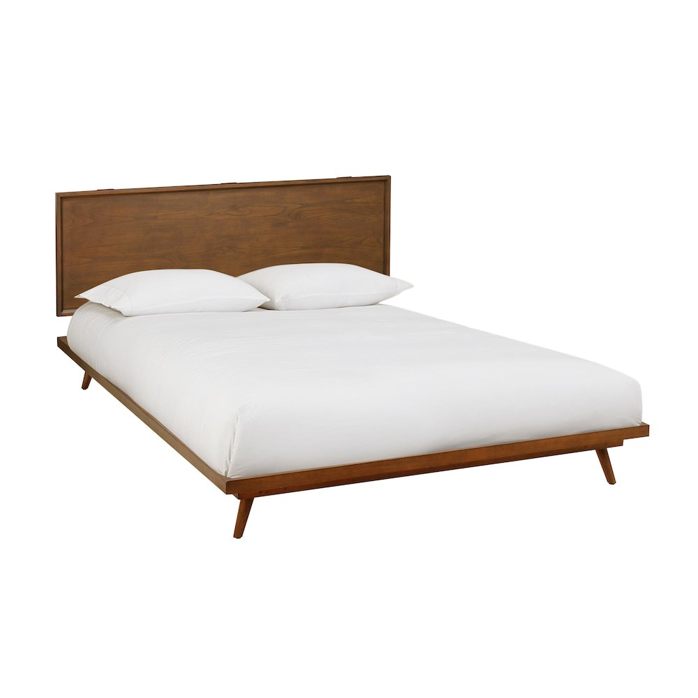 Emery Pecan King Bed. Picture 1