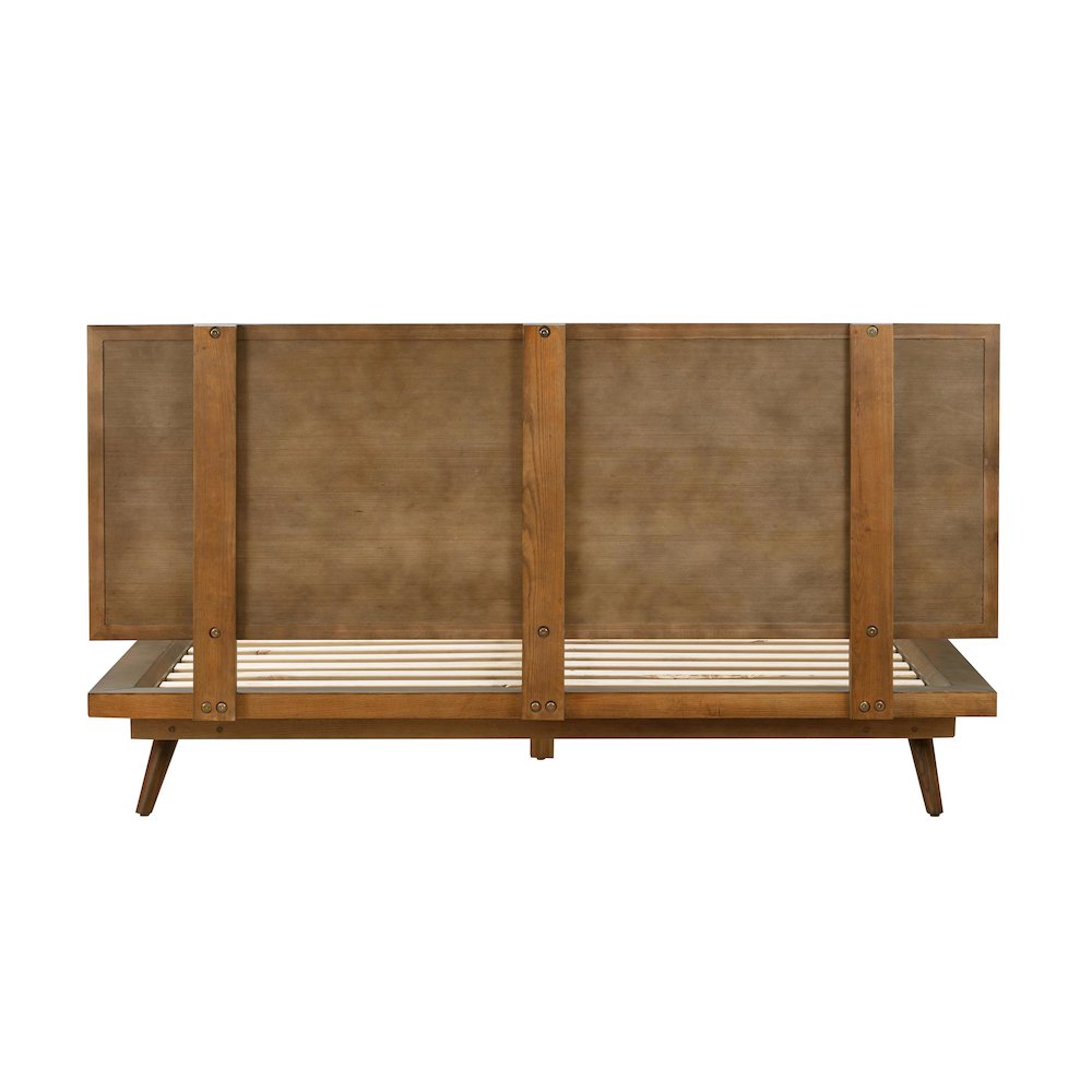 Emery Pecan King Bed. Picture 6
