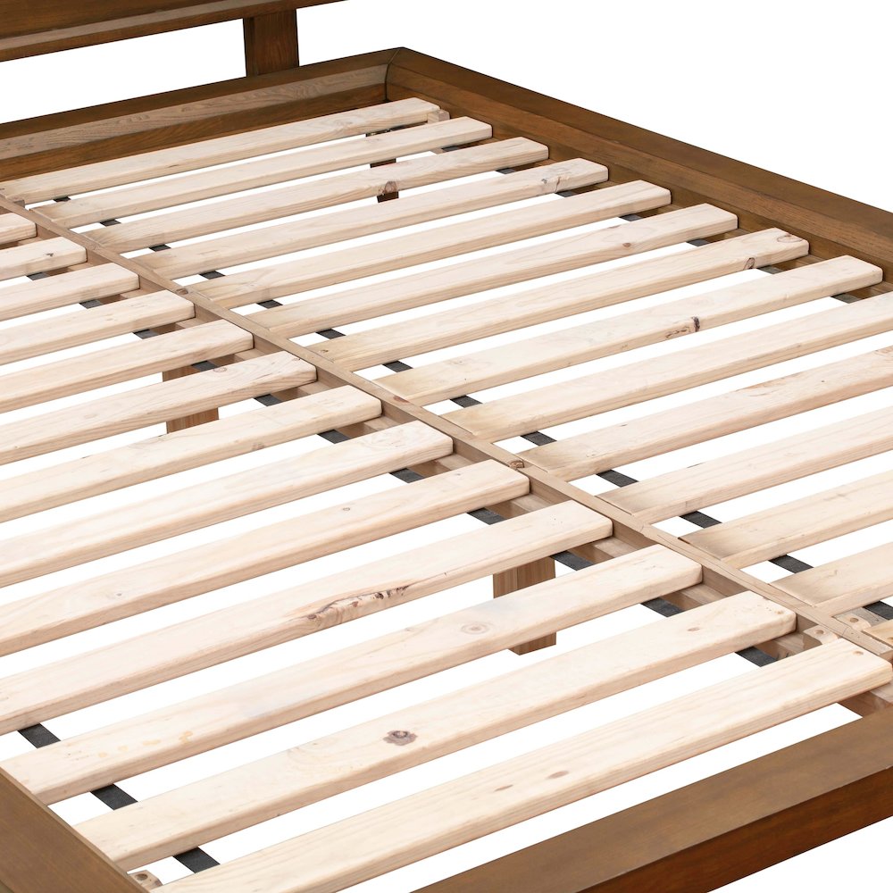 Emery Pecan King Bed. Picture 7