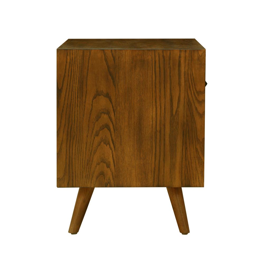 Emery Pecan Nightstand. Picture 4