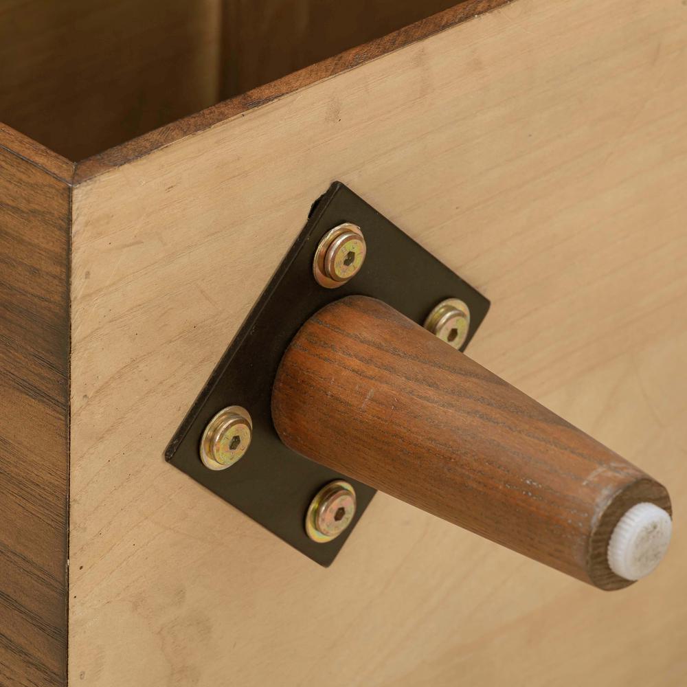 Emery Pecan Nightstand. Picture 9