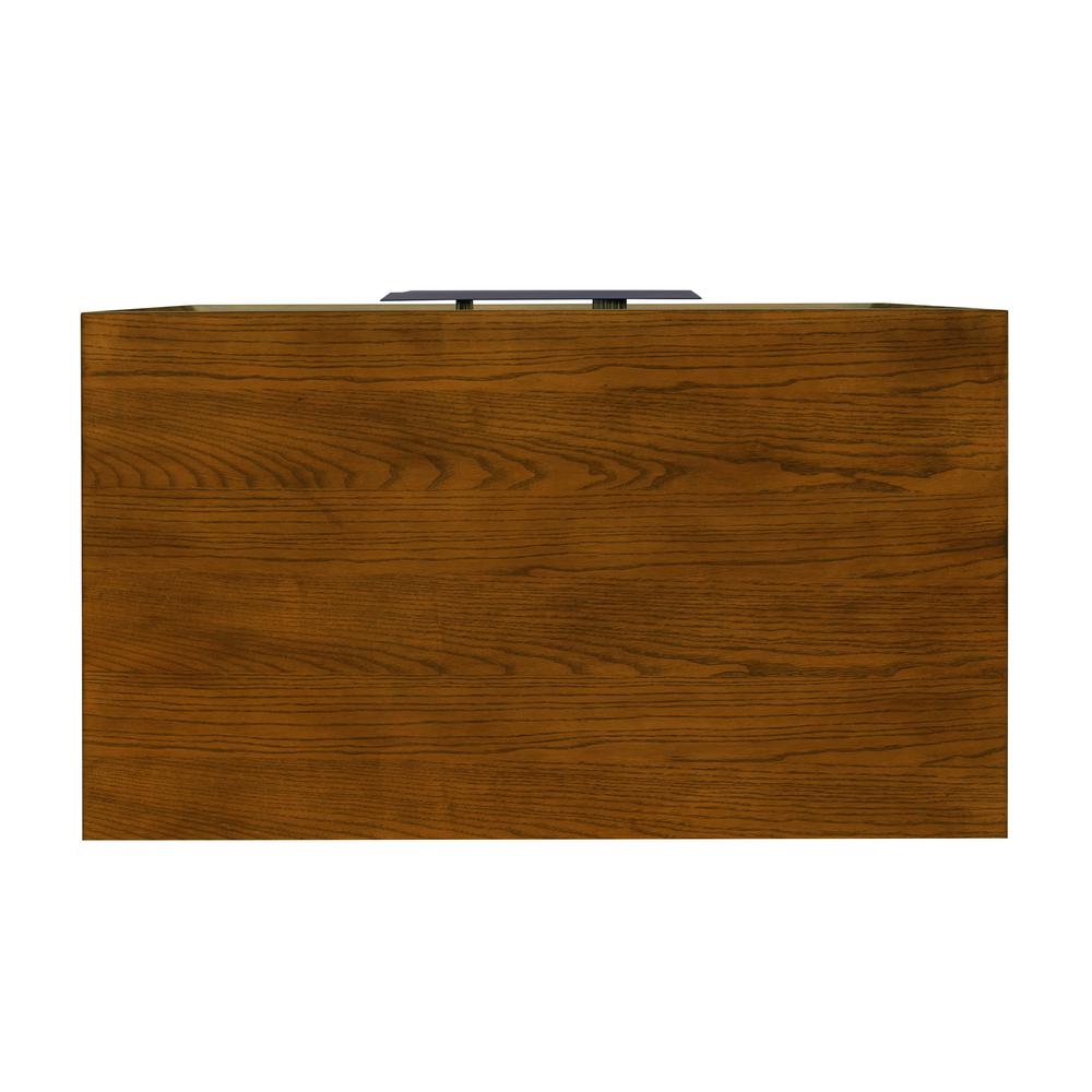 Emery Pecan 5 Drawer Chest. Picture 6