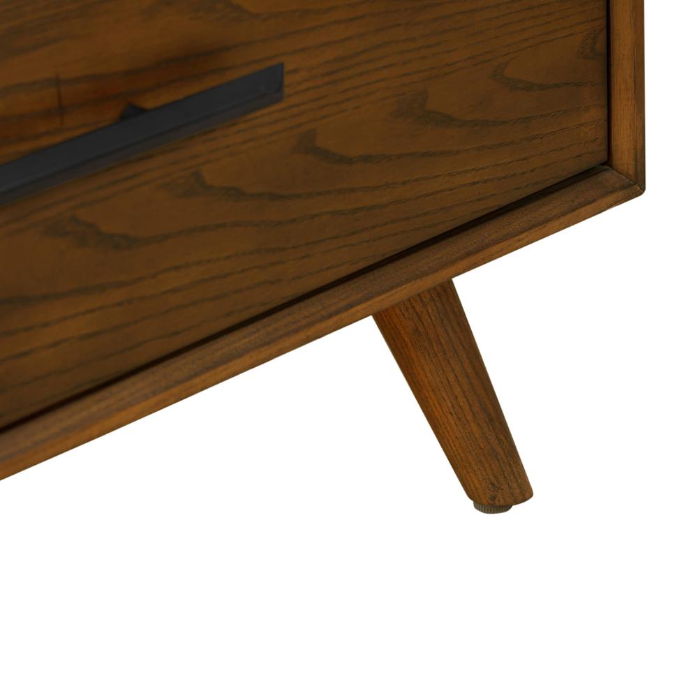 Emery Pecan 5 Drawer Chest. Picture 8