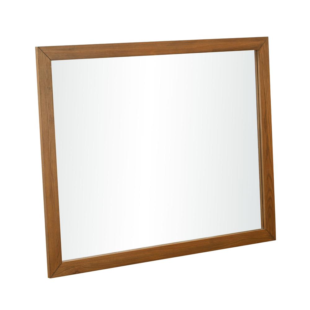 Emery Pecan Mirror. Picture 2