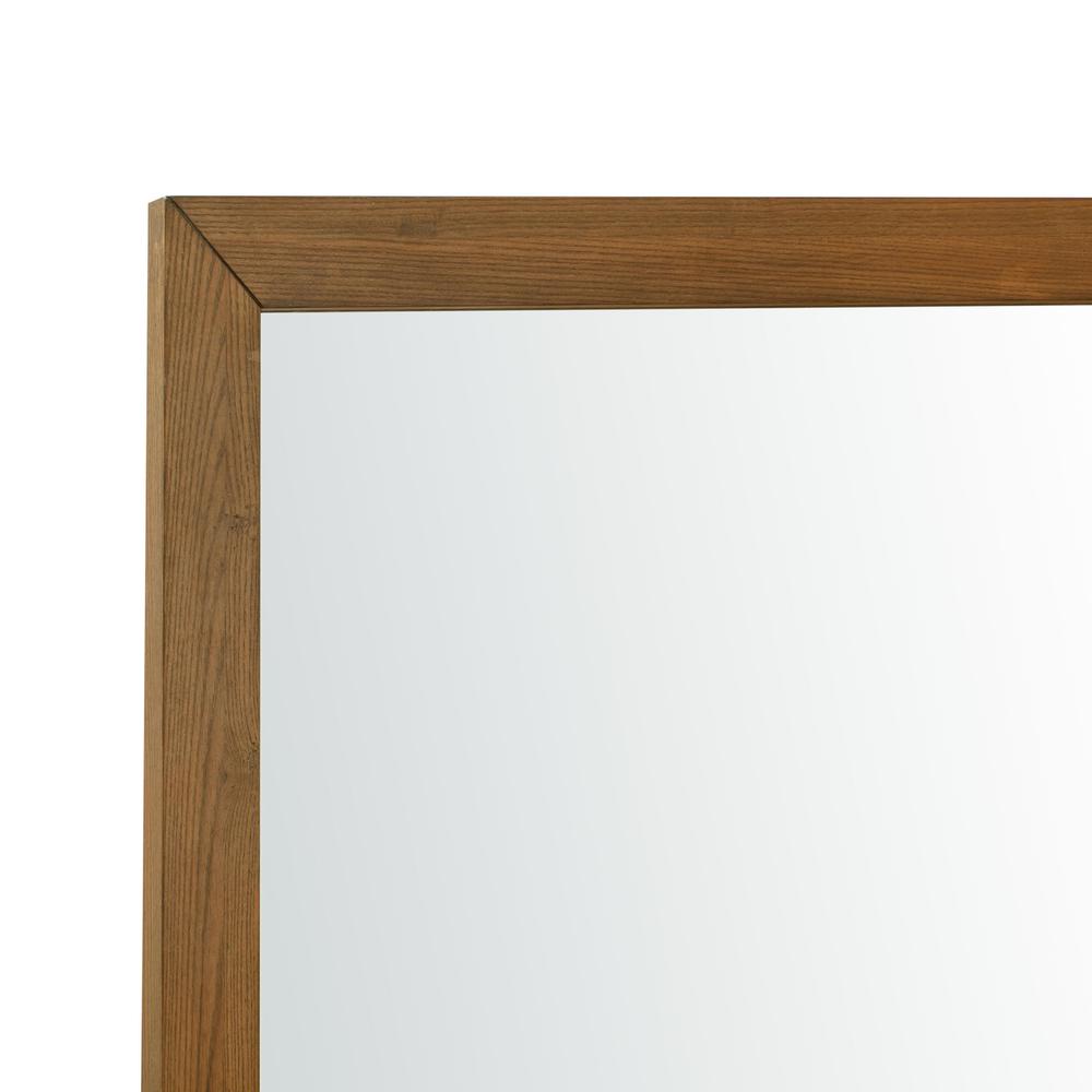 Emery Pecan Mirror. Picture 4