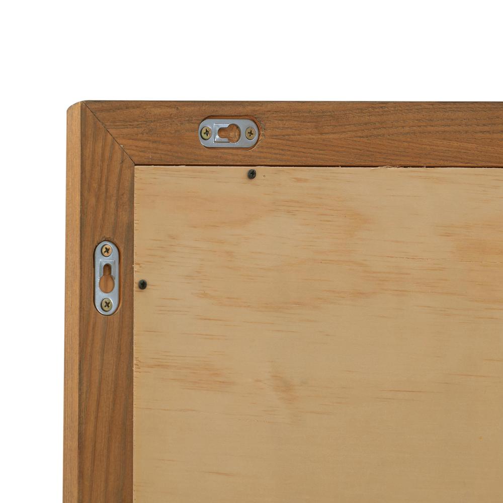 Emery Pecan Mirror. Picture 5