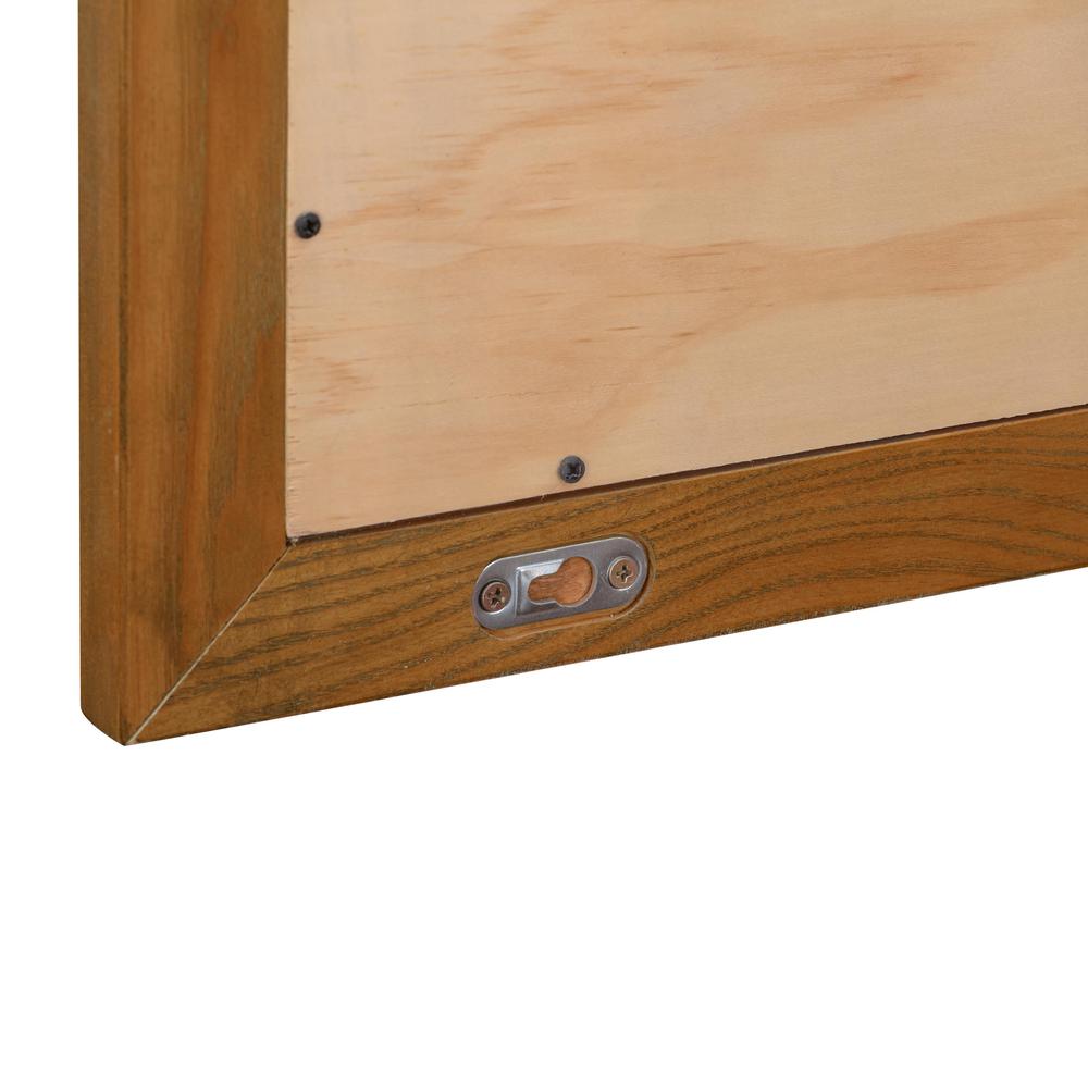 Emery Pecan Mirror. Picture 6