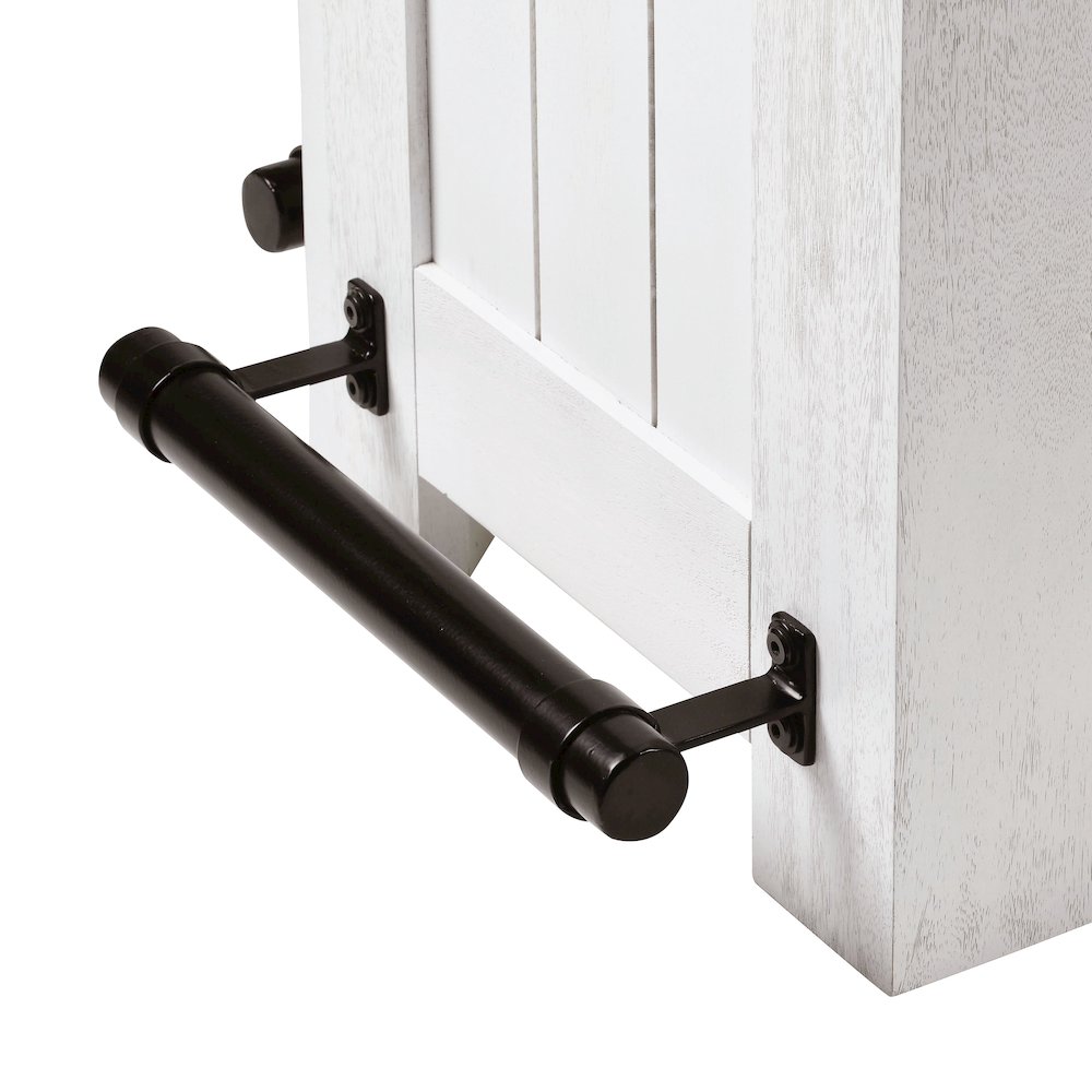 Harrison Distressed White Bar. Picture 2