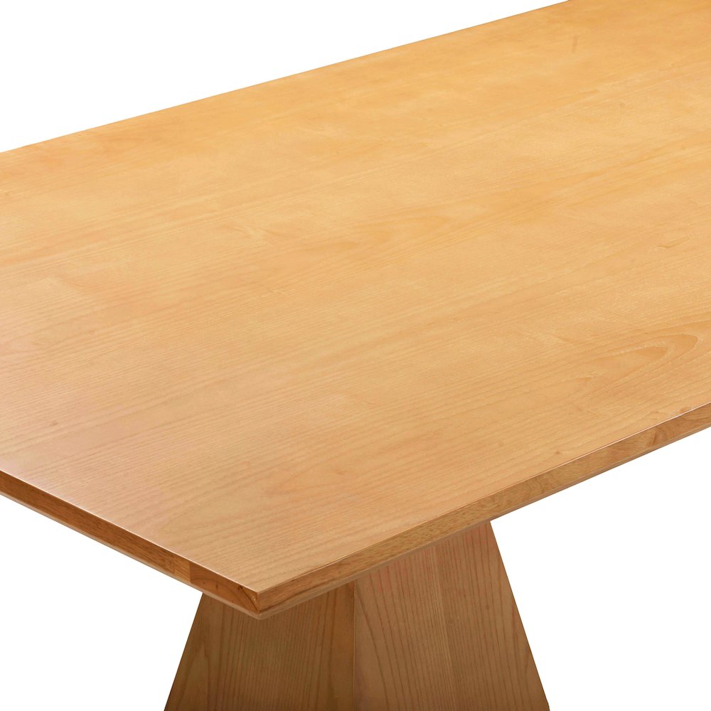 Nolan Natural Wood Dining Table. Picture 4