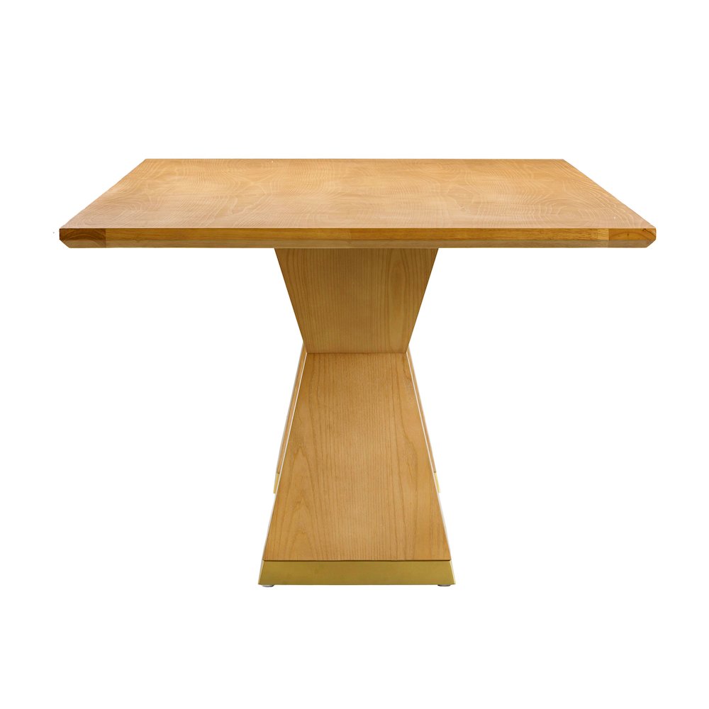 Nolan Natural Wood Dining Table. Picture 5