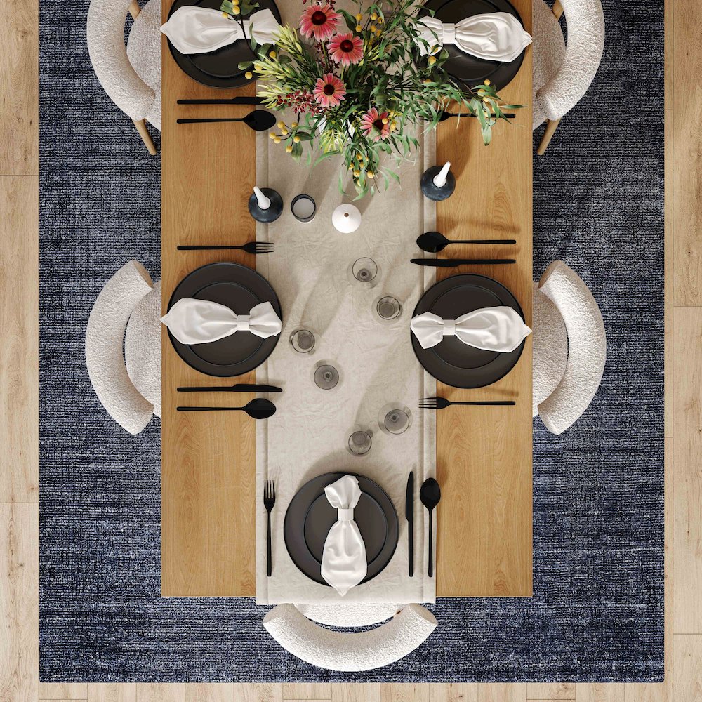 Nolan Natural Wood Dining Table. Picture 9