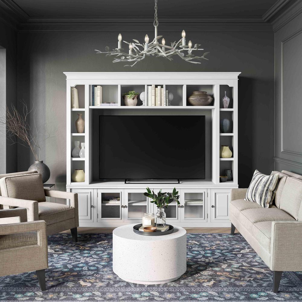 Virginia White Entertainment Center for TVs up to 75". Picture 9