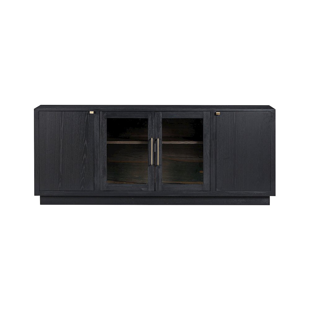 Marlow Black Wood Console. Picture 1