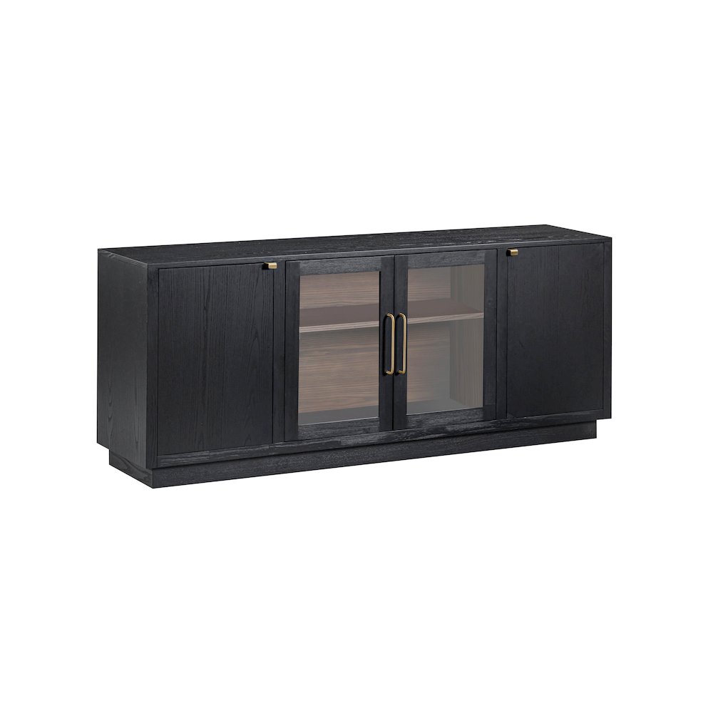 Marlow Black Wood Console. Picture 3