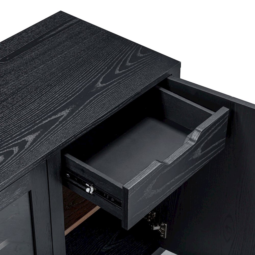 Marlow Black Wood Console. Picture 8