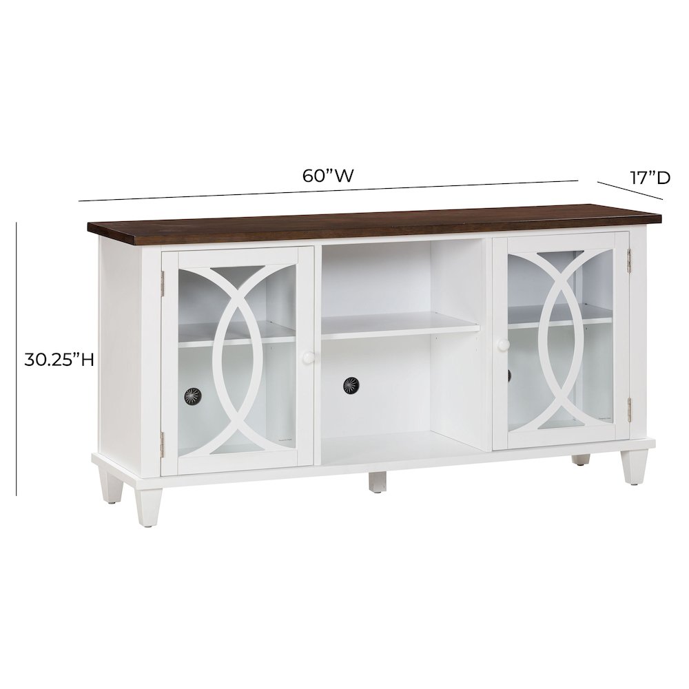 Presby White 60" Console. Picture 8