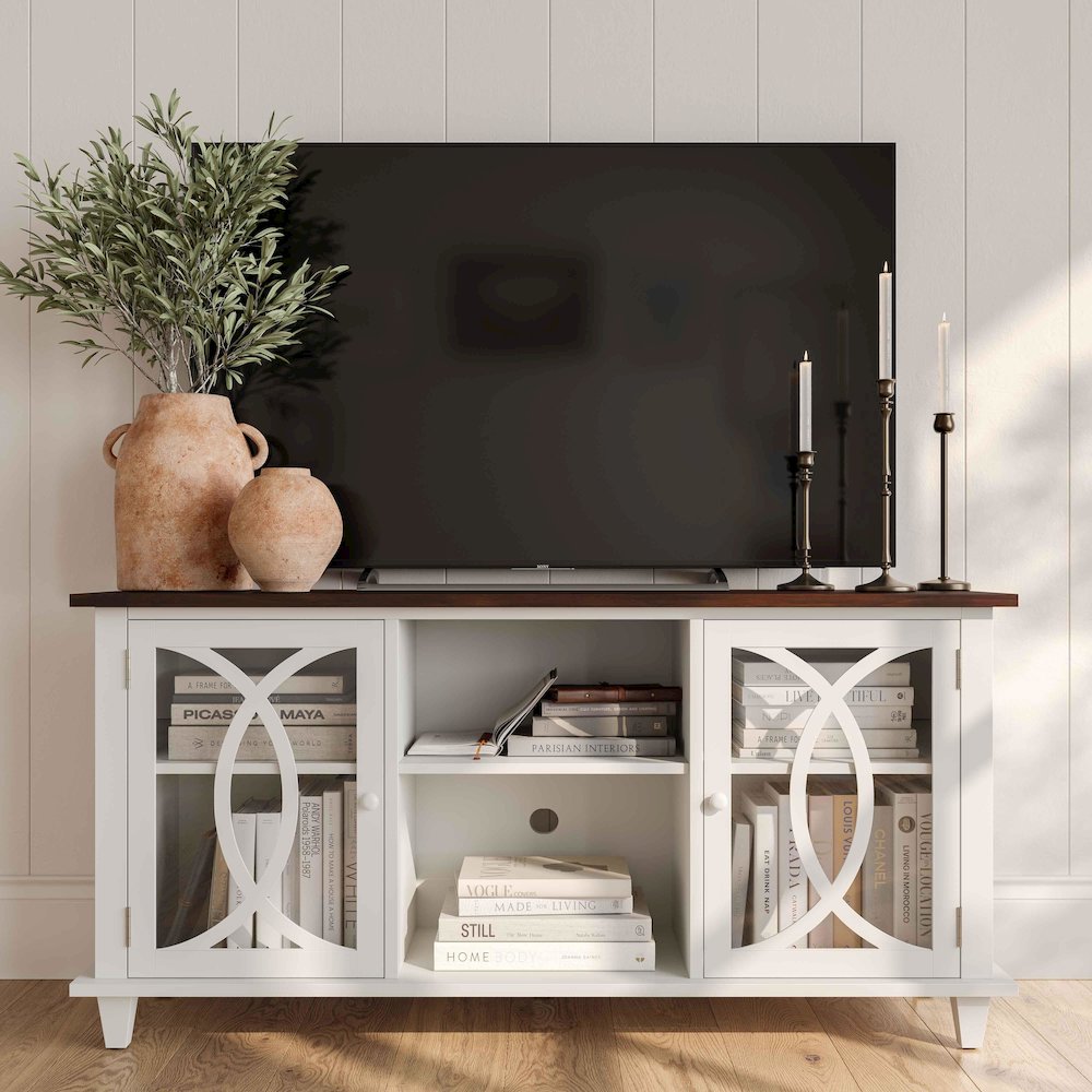 Presby White 60" Console. Picture 9