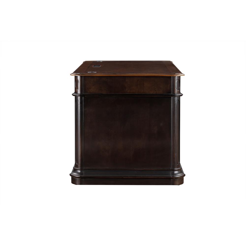 Roanoke Black Executive Desk. Picture 5
