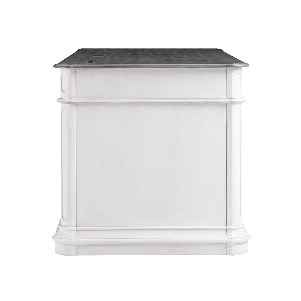 Roanoke White Executive Desk. Picture 4