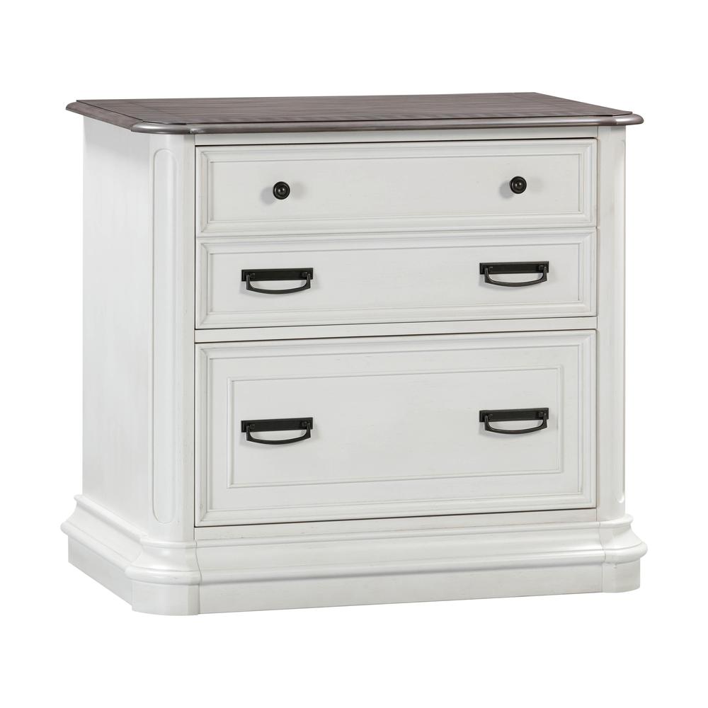 Roanoke White File Cabinet. Picture 1