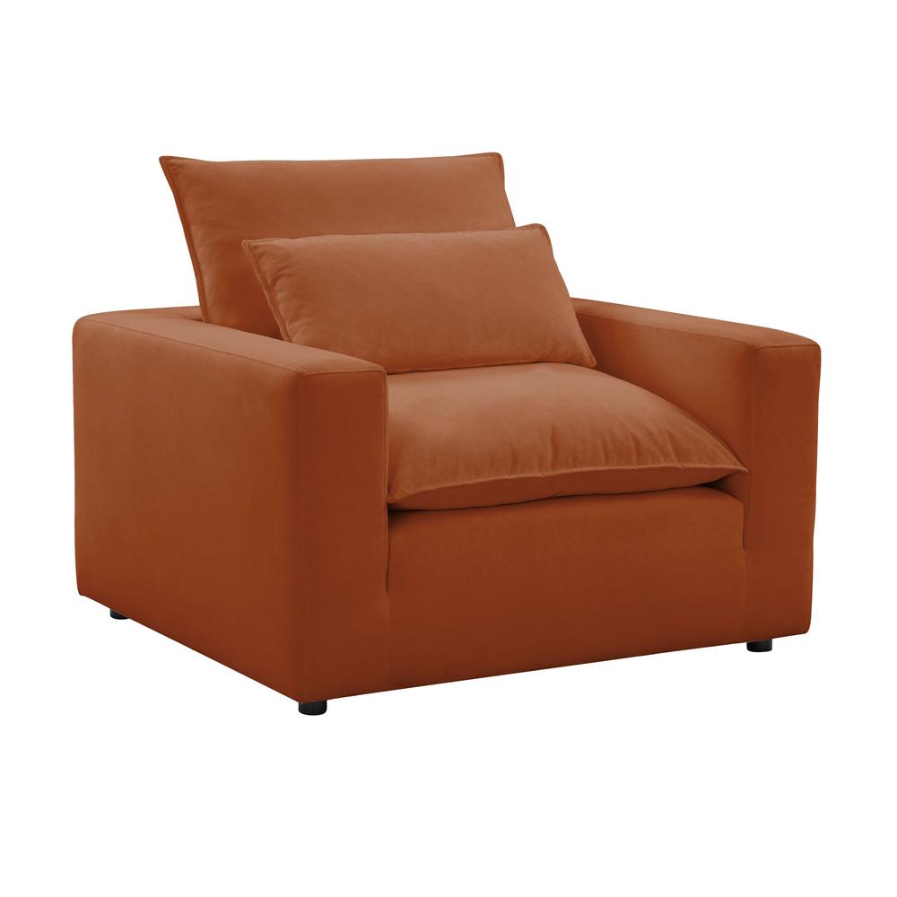 Cali Rust Arm Chair. Picture 1