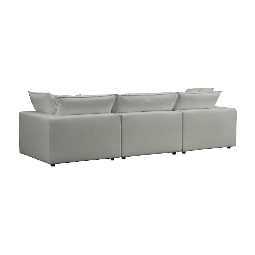 Cali Slate Performance Fabric Modular Sofa. Picture 5