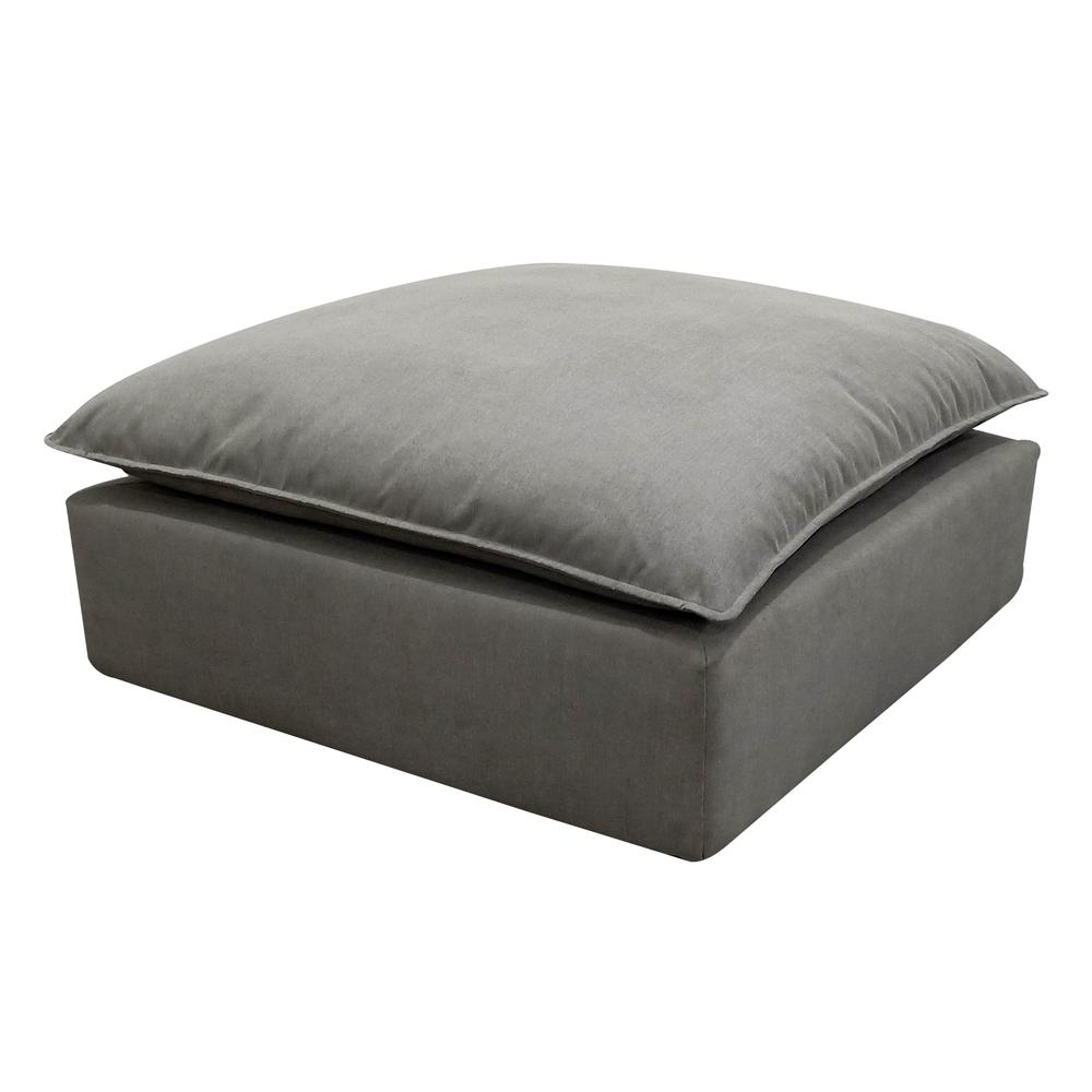 Cali Slate Ottoman. Picture 1