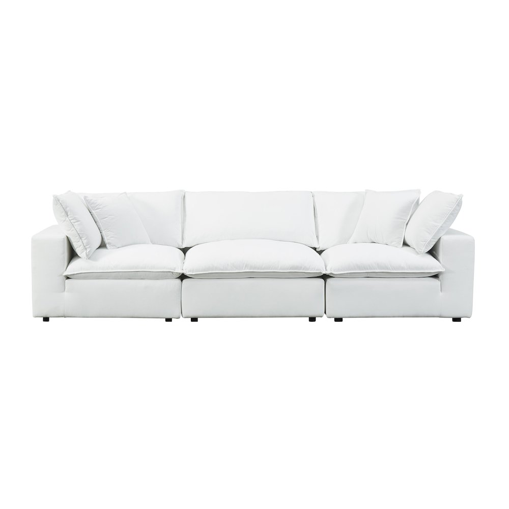 Cali Pearl Performance Fabric Modular Sofa. Picture 3