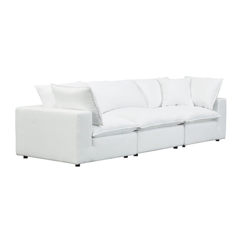 Cali Pearl Performance Fabric Modular Sofa. Picture 4