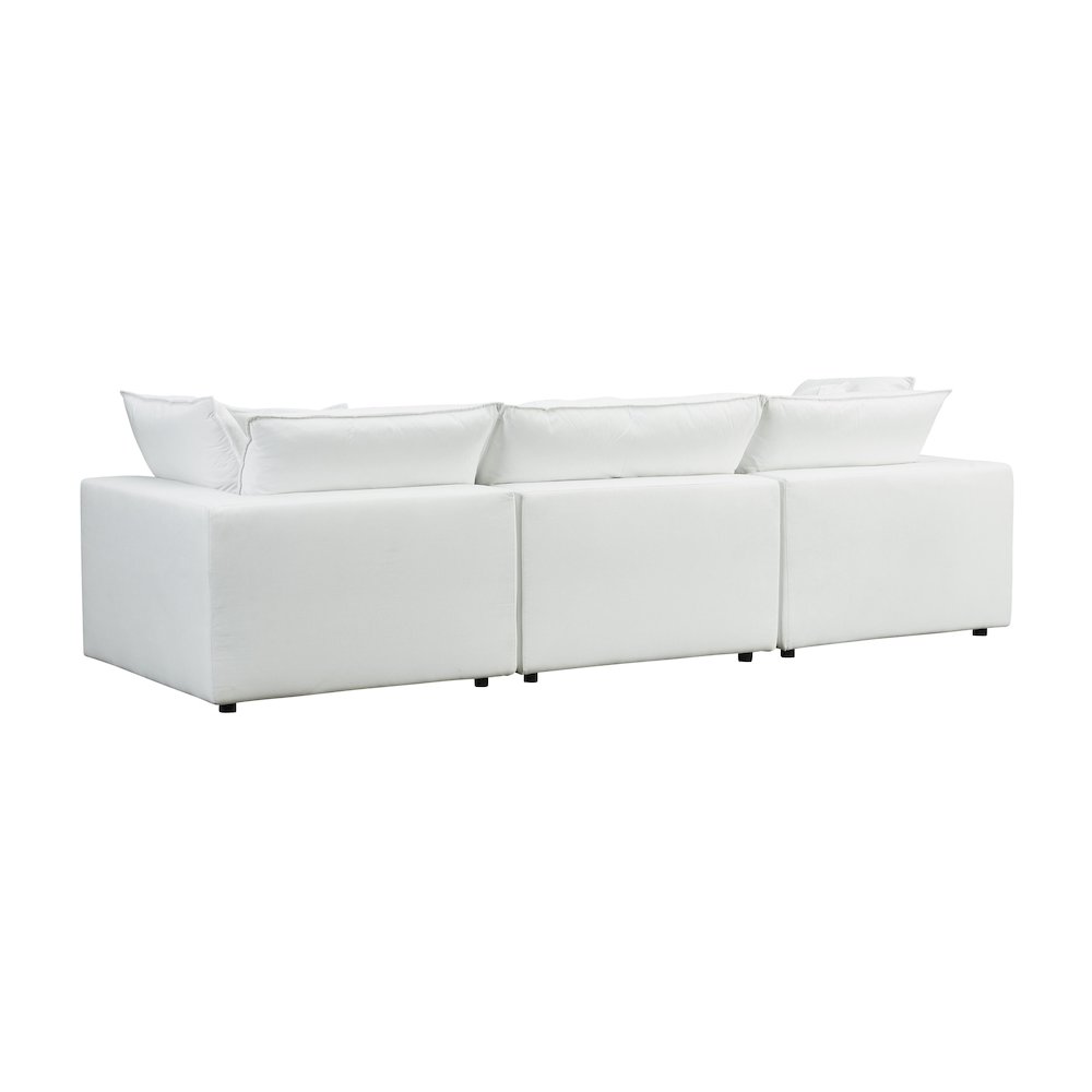 Cali Pearl Performance Fabric Modular Sofa. Picture 5