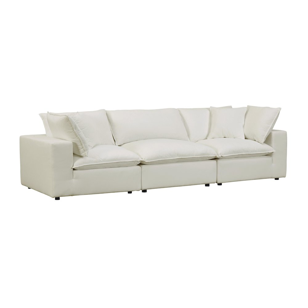 Cali Natural Performance Fabric Modular Sofa. Picture 1