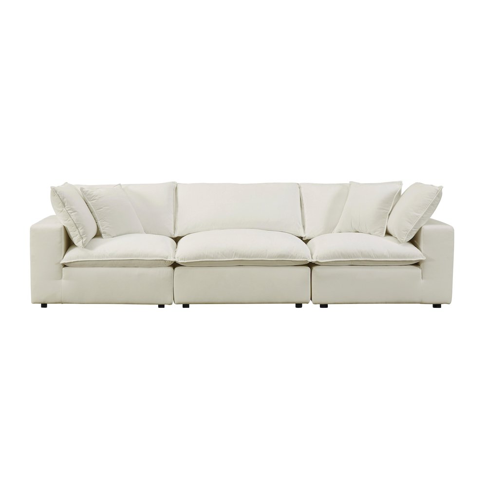 Cali Natural Performance Fabric Modular Sofa. Picture 3