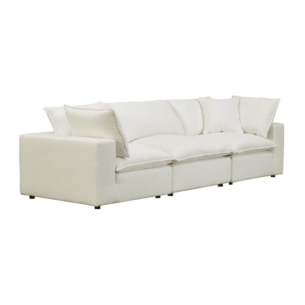 Cali Natural Performance Fabric Modular Sofa. Picture 4