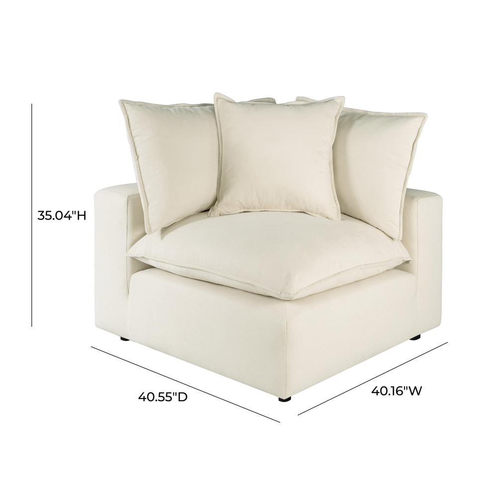 Cali Natural Corner Chair. Picture 6