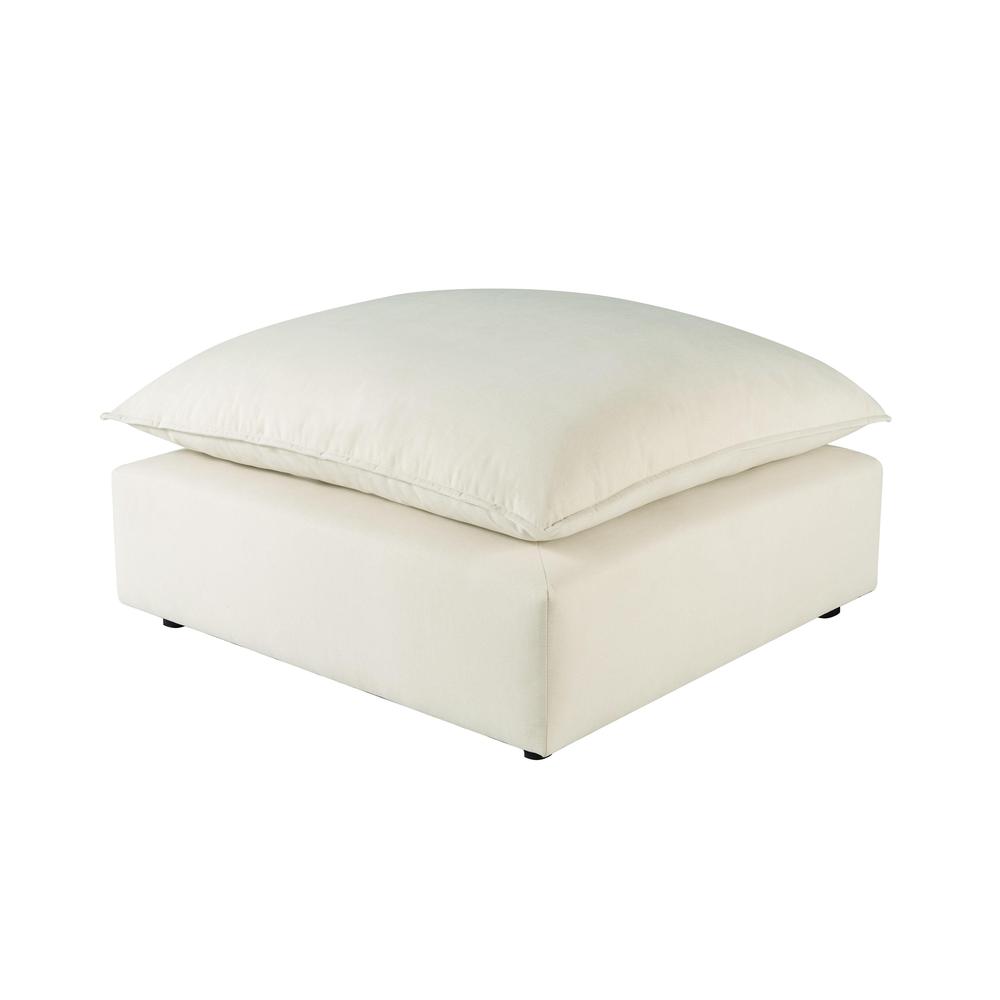 Cali Natural Ottoman. Picture 1
