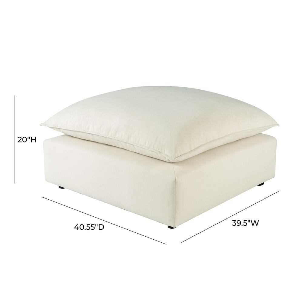 Cali Natural Ottoman. Picture 3