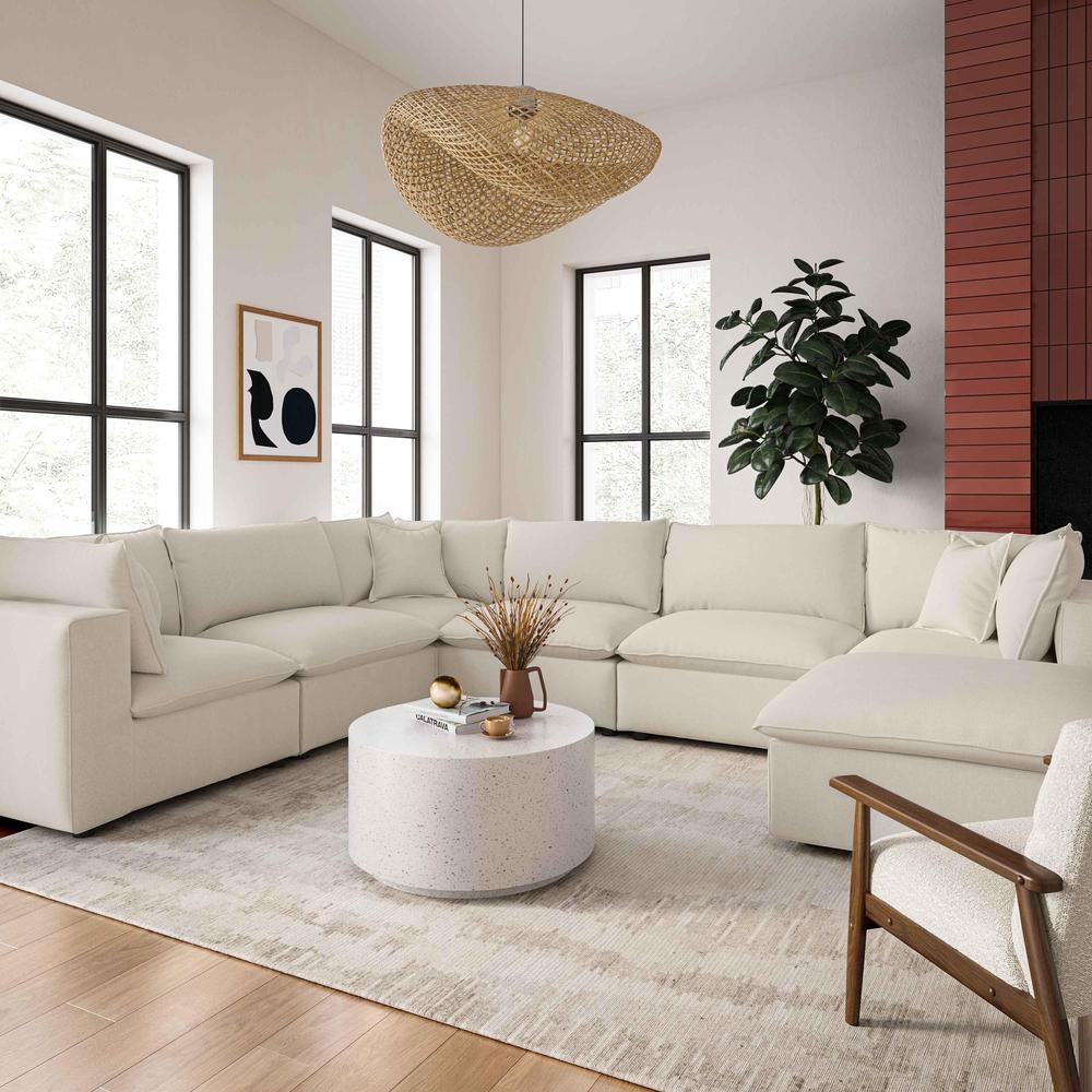Cali Natural Ottoman. Picture 5