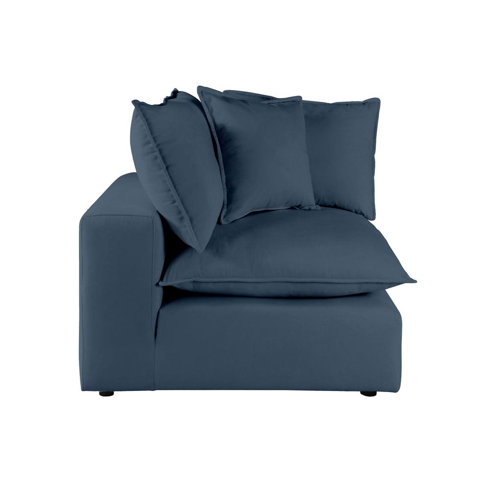 Cali Navy Corner Chair. Picture 2