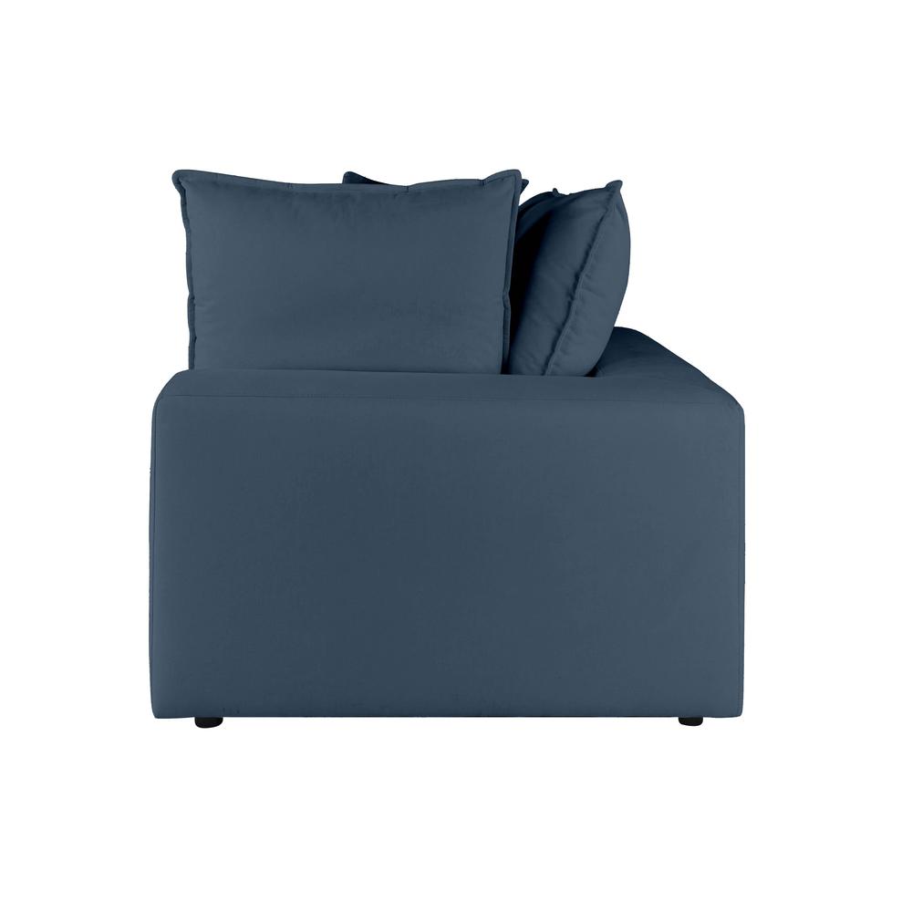 Cali Navy Corner Chair. Picture 3