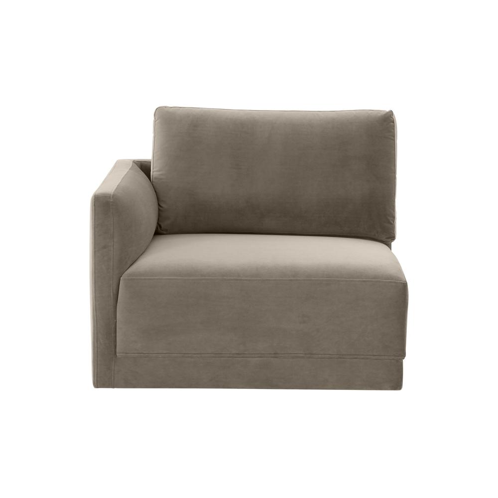 Willow Taupe LAF Corner Chair. Picture 2