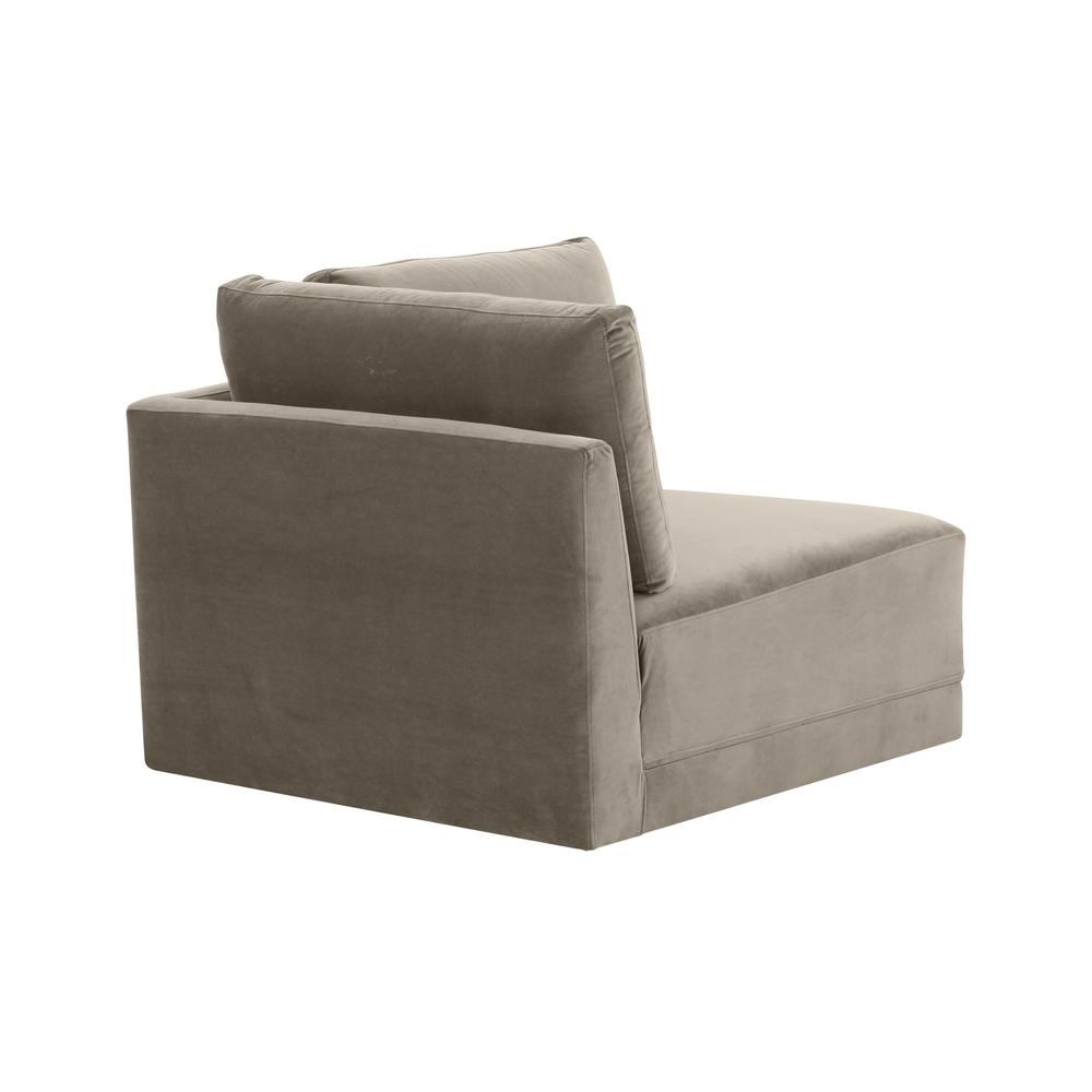 Willow Taupe Corner Chair. Picture 2